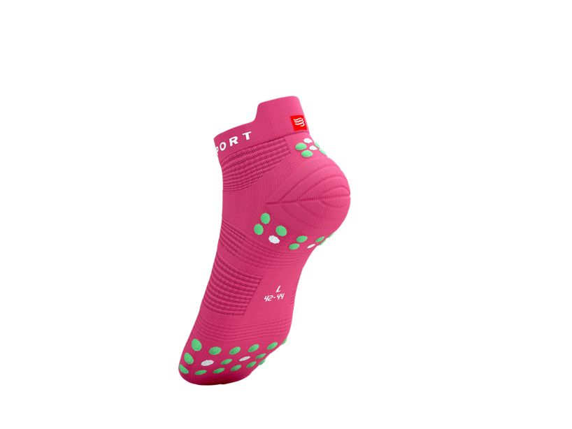 PRO RACING SOCKS V4.0 RUN LOW - HOT PINK